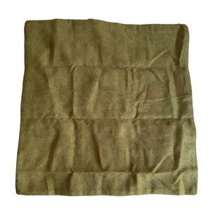 Topfinel Olive Green Square Chenille Decorative Pillow Covers